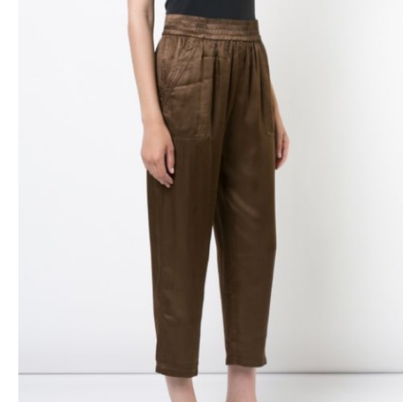 Raquel Allegra Trapumto Cropped Trousers